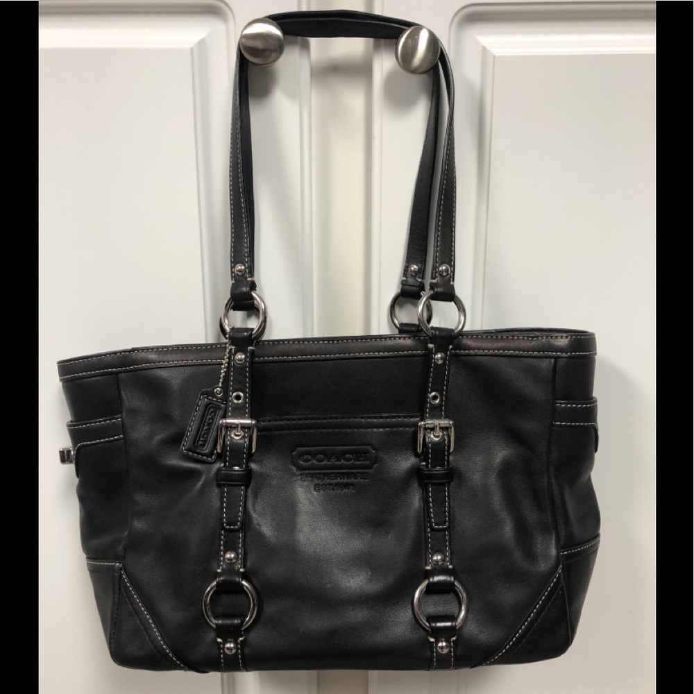 Black Coach shoulder bag